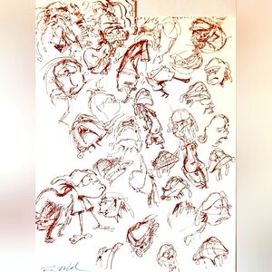 Ed Edd n Eddy "Sepia Pens" Drawing by Raven Molisee